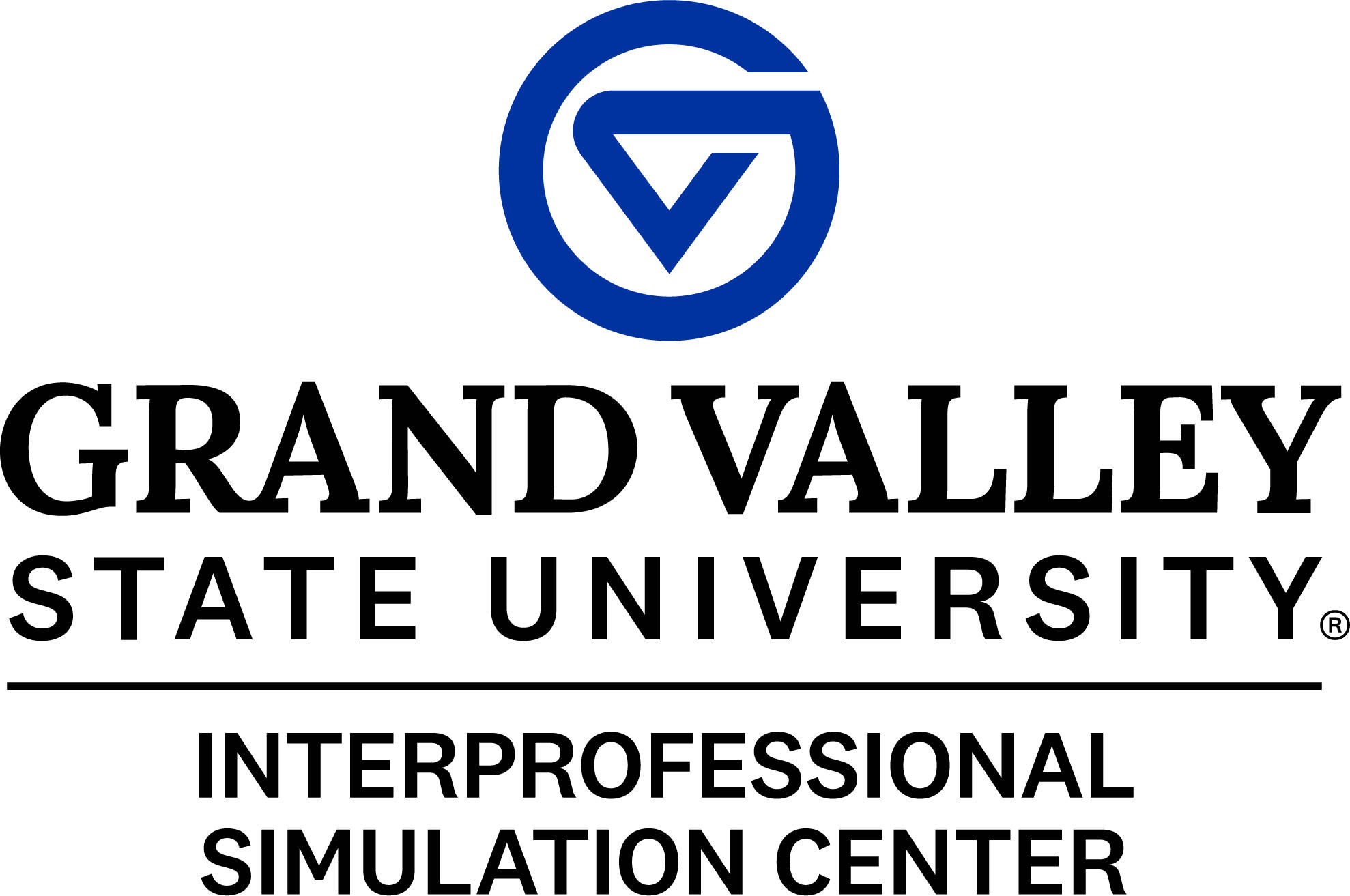 Grand Valley State University Interprofessional Simulation Center logo